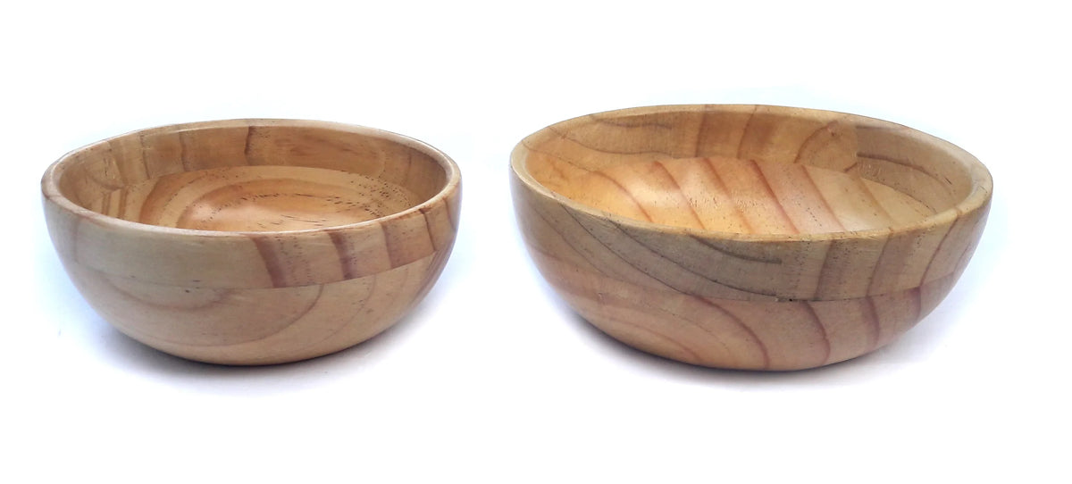 Floral Mango Wood Bowl