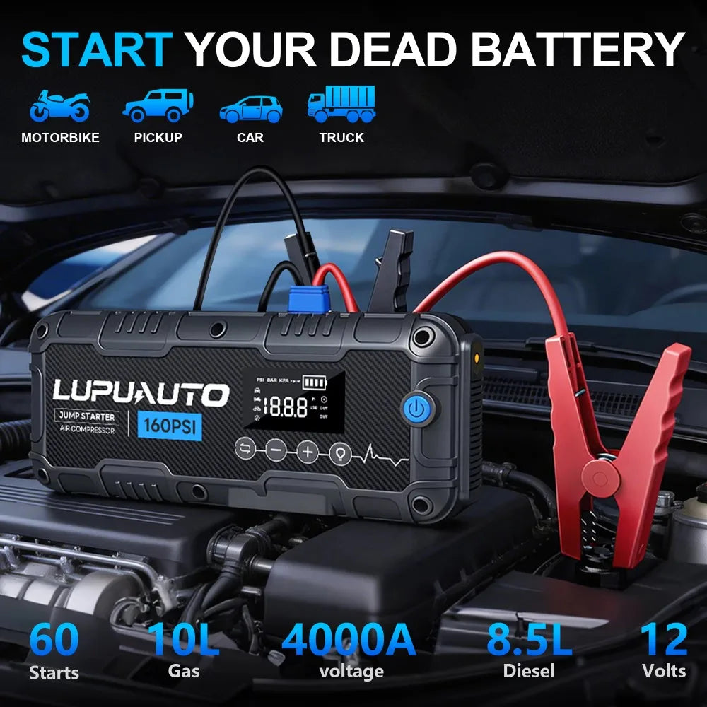 Car Jump Starter & Tyre Inflator