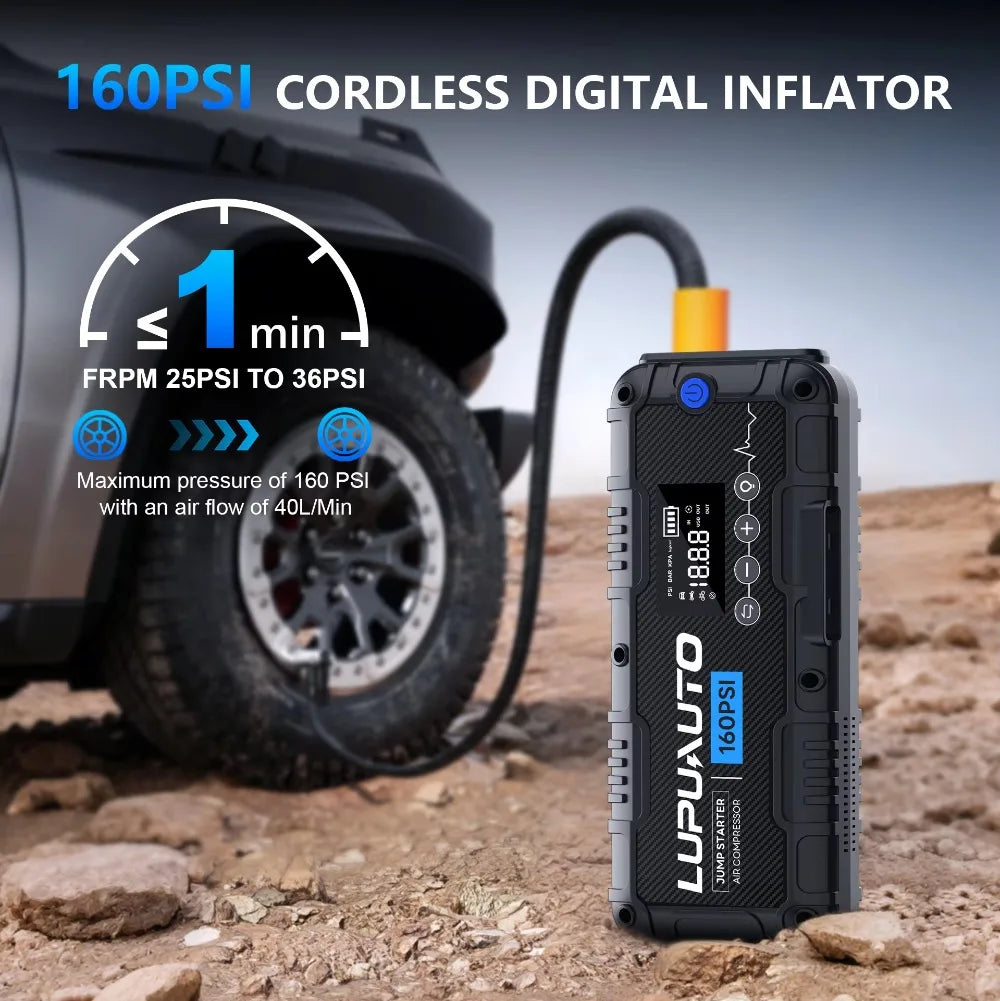 Car Jump Starter & Tyre Inflator