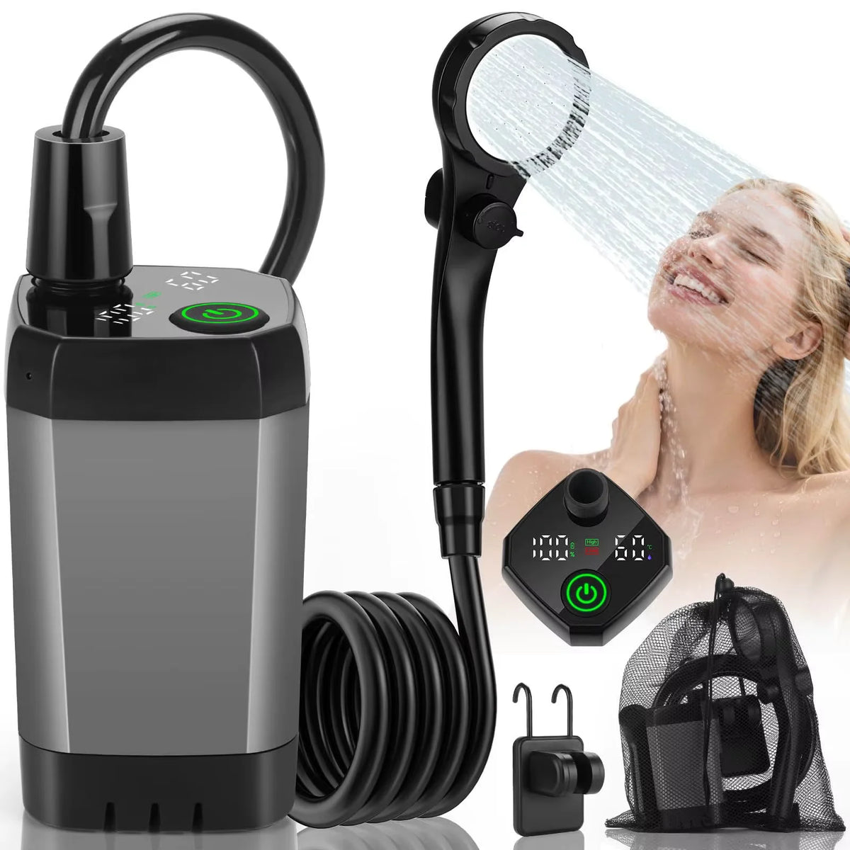 Rechargeable Portable Shower