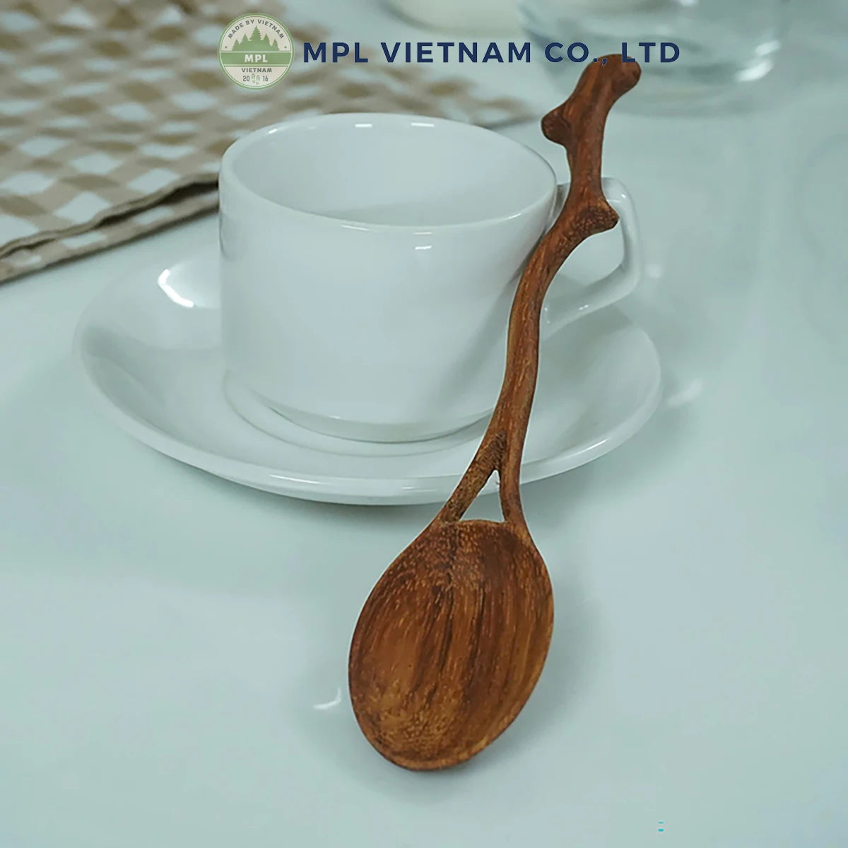 Wooden Leaf Spoon