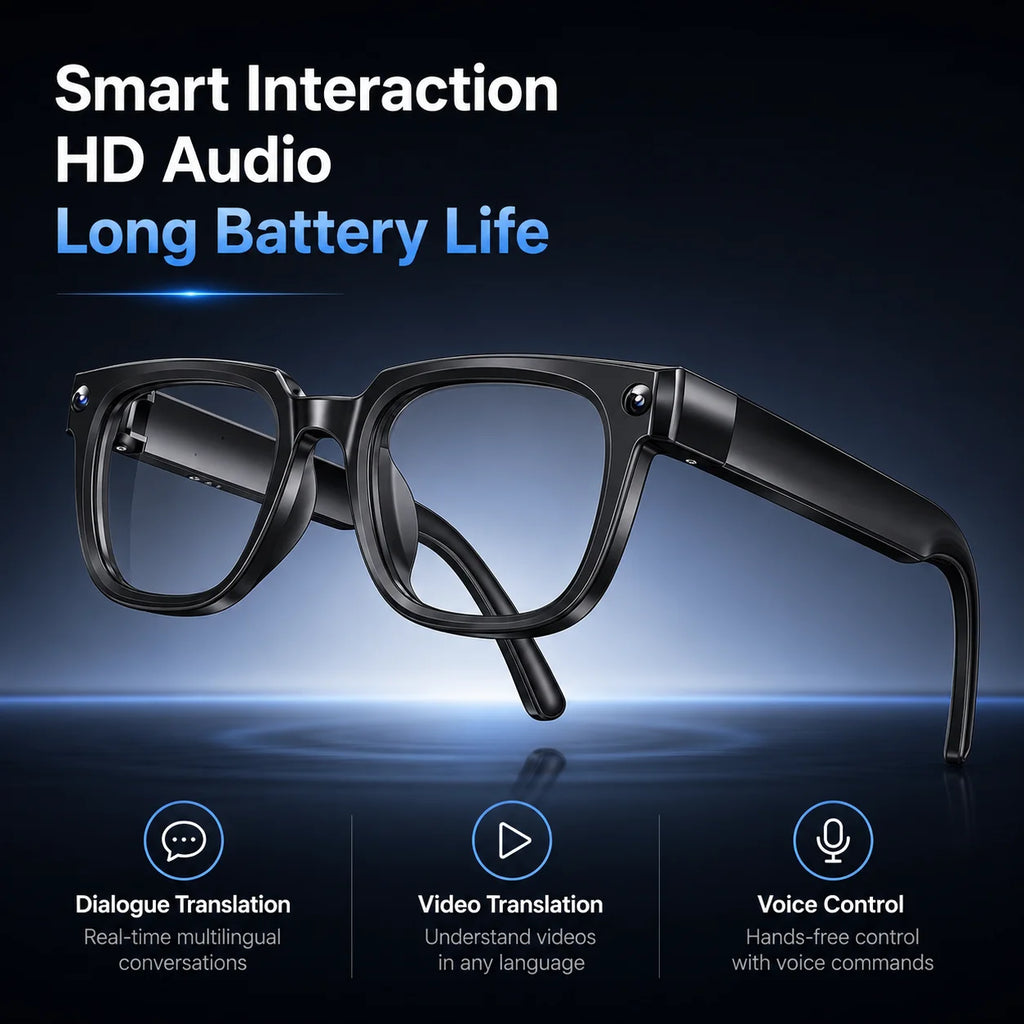 4K AI Smart Glasses