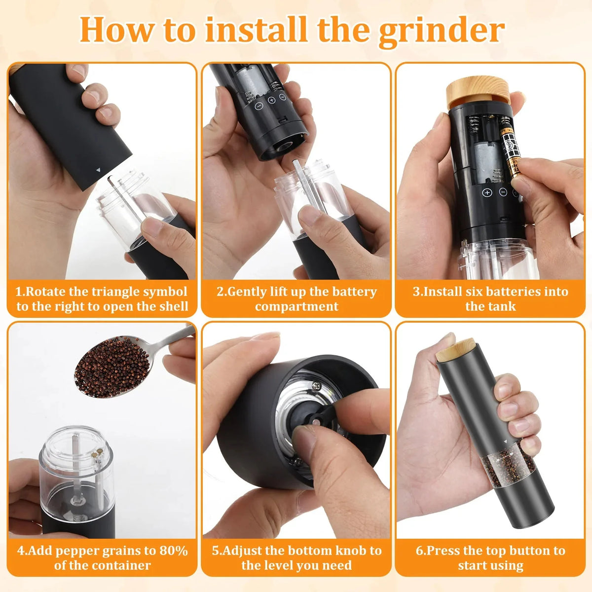 Electric Salt & Pepper Grinder