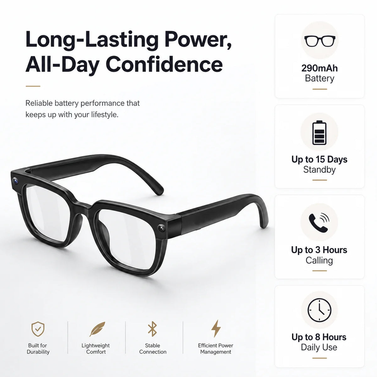 4K AI Smart Glasses
