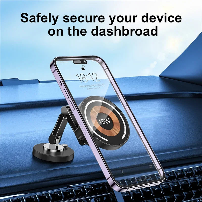 Magnetic Wireless Car Charger Mount