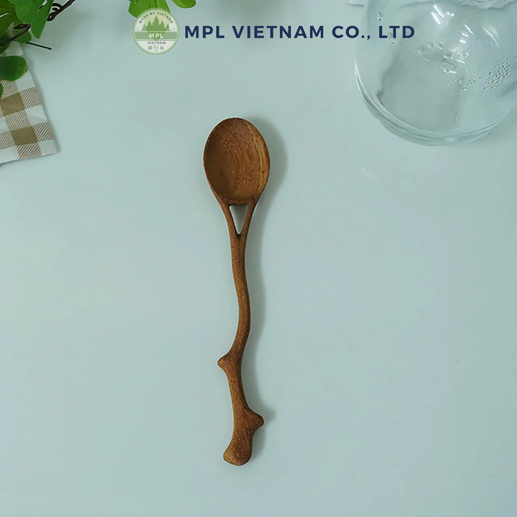 Wooden Leaf Spoon