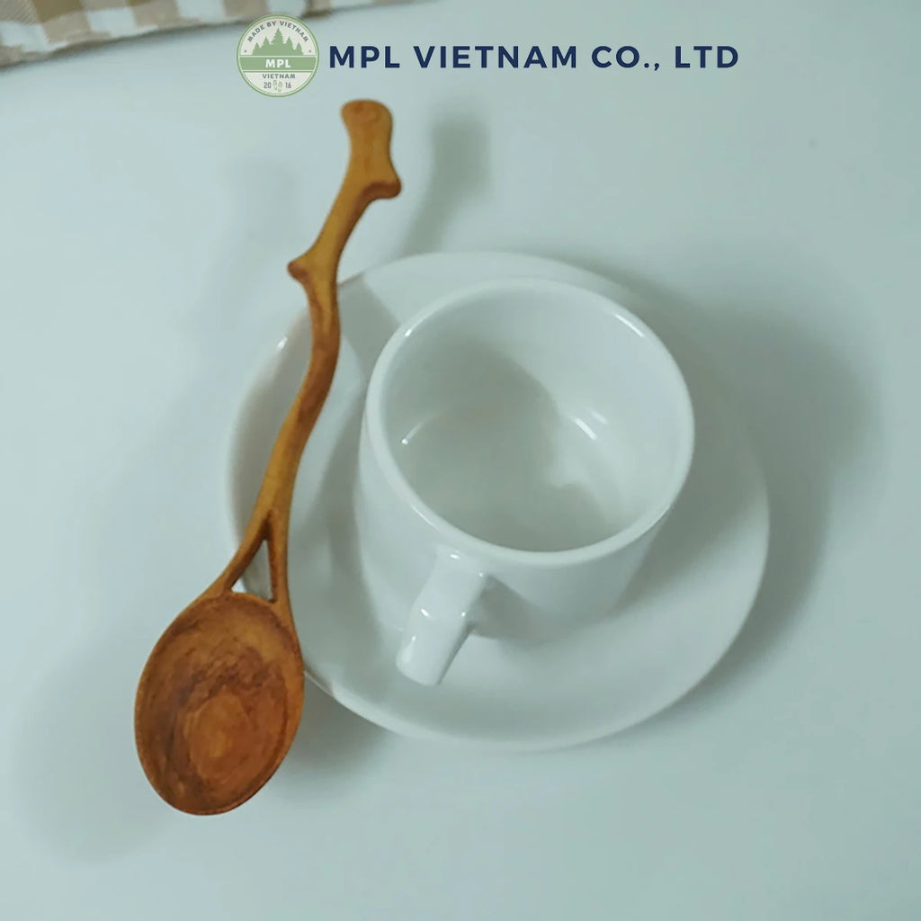 Wooden Leaf Spoon