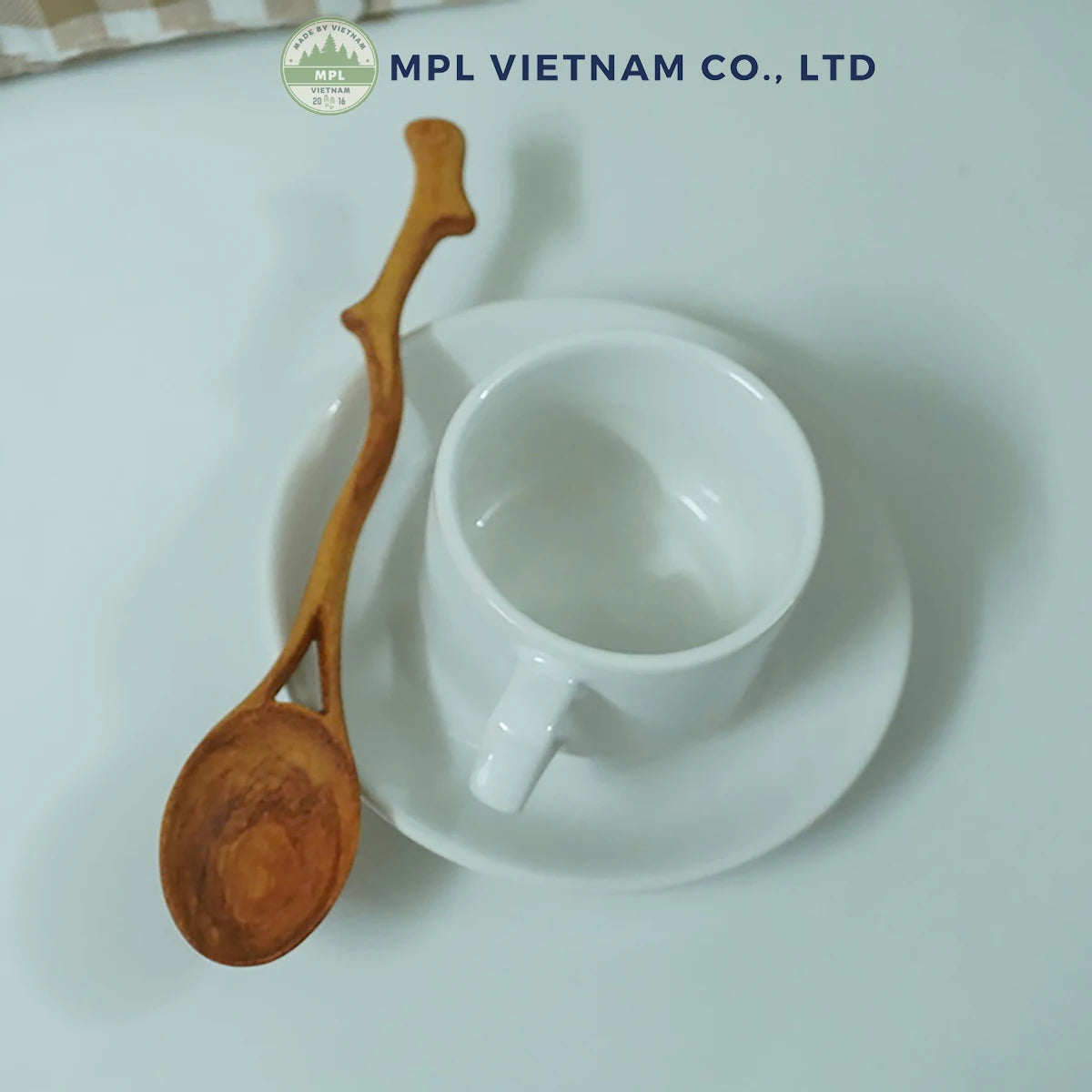 Wooden Leaf Spoon