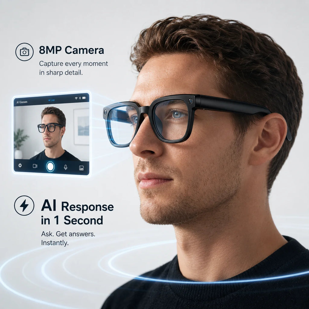 4K AI Smart Glasses